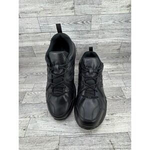 New Balance MX608V4 Men's Black Leather Walking Shoes Size 10.5D